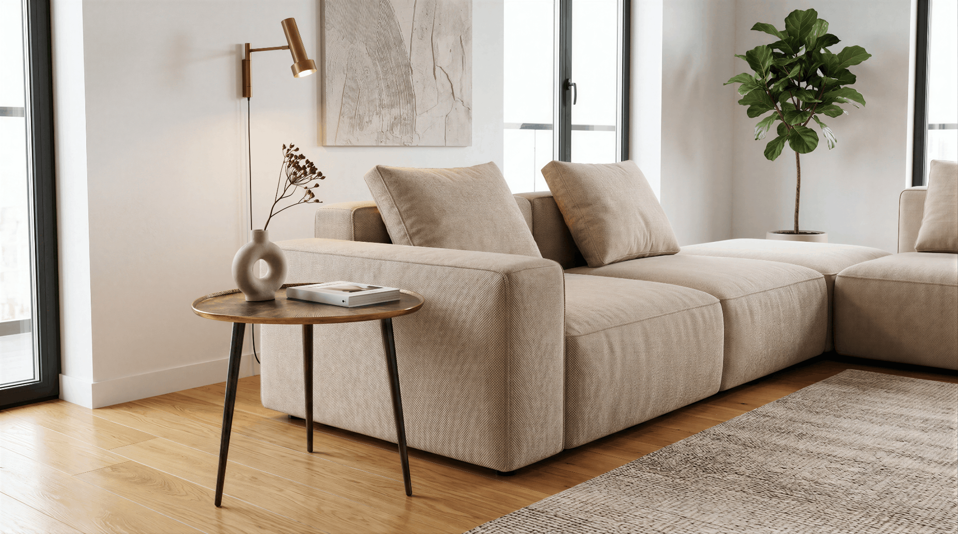 KI-generiertes Lifestyle Asset — Flowshort Produktfotografie